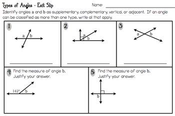 Students will learn to draw angles, use a protractor and how to name angles like obtuse, acute, right angles and more. Types of Angles - Notes and Practice by Math on the Move | TpT