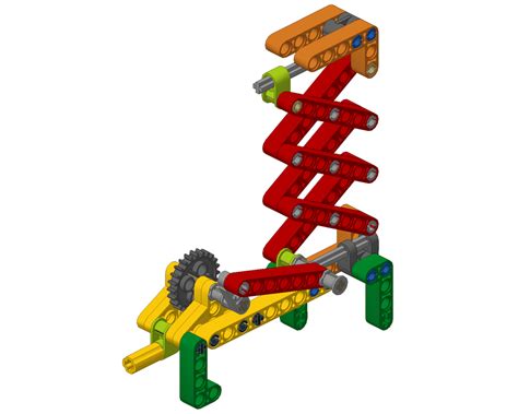 Lego Moc 17039 Power Transmission Module Scissor Lift