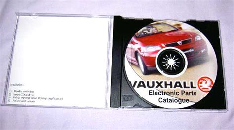 Vauxhall And Opel Electronic Parts Catalogue On Cd