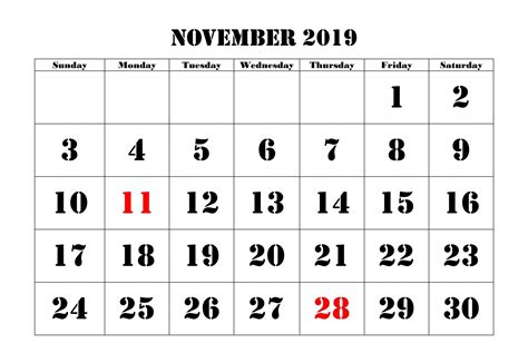 November 2019 Calendar With Holidays Uk February Calendar Monthly