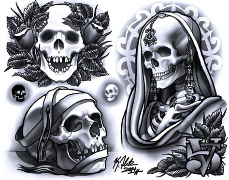 Skull Flash ©2014 Kore Flatmo Plurabella Tattoo Tattoo Art Tattoo