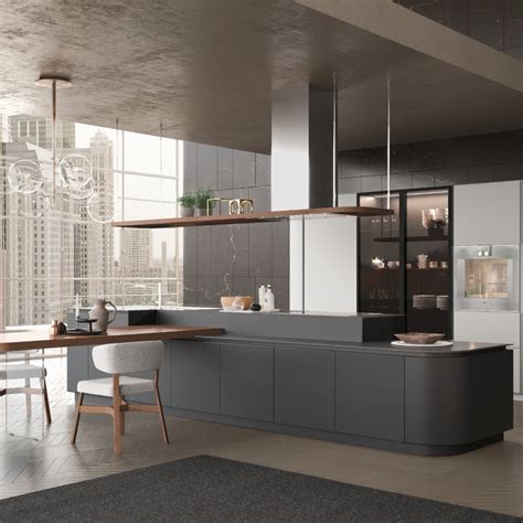 How much do used kitchen cabinets cost? Pedini Miami - Kitchens in 2020 | Curved kitchen, Italian ...