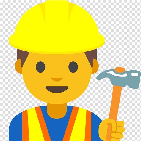 Emoji Laborer Construction Worker Architectural Engineering Meaning