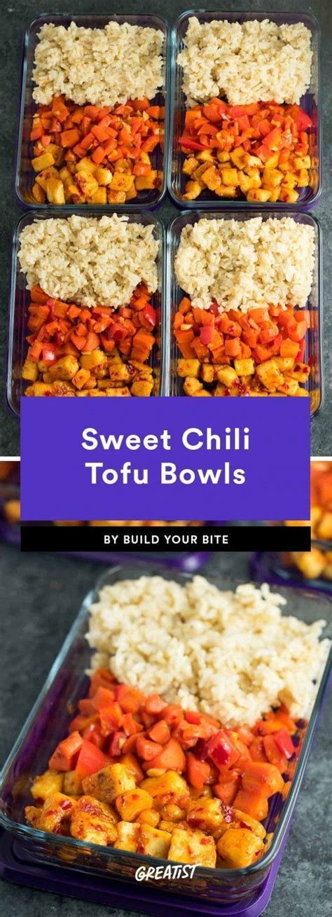 Fiber is especially good for circulatory system! 11 Vegetarian Meal-Prep Ideas That Go Beyond Tofu | Vegetarian meal prep, Veggie meal prep, Meals