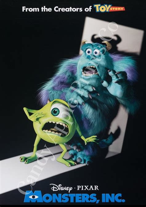 Monsters Inc Disney Pixar Movie Poster Disney Poster Disney Etsy