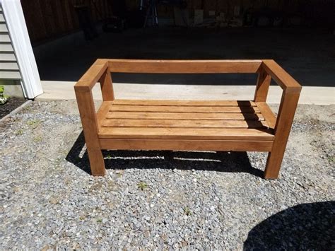 This small loveseat sofa for you and your loved one brings soft and warm enjoyment at home. DIY Outdoor Loveseat - | Outdoor loveseat, Diy patio ...