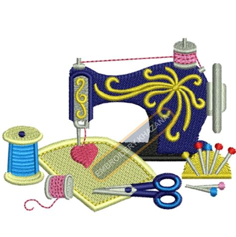 Sewing Machine Logo Embroidery Design Machine Embroidery Machine