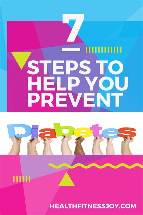 7 Steps To Help You Prevent Diabetes Healthfitnessjoy