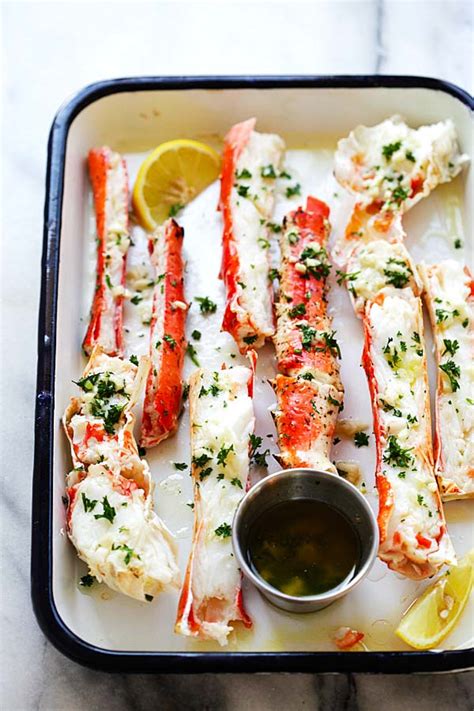 Garlic Lemon Butter Crab Legs Easy Delicious Recipes