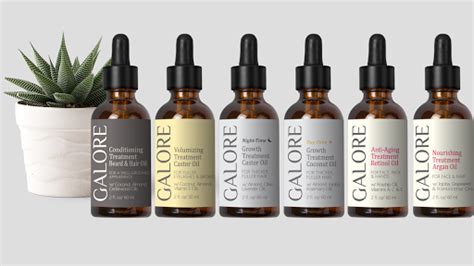Galore Naturals All Natural Hair And Skincare Serums With