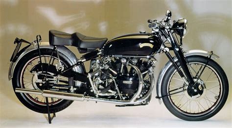 Vintage Classic Motorcycle Vincent Black Shadow