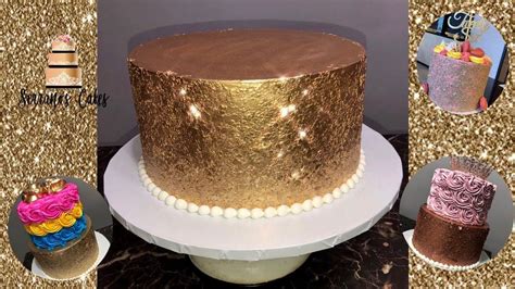 How To Make A Glitter Cake Youtube Glitter Birthday Cake Glitter Cake Glitter Cream
