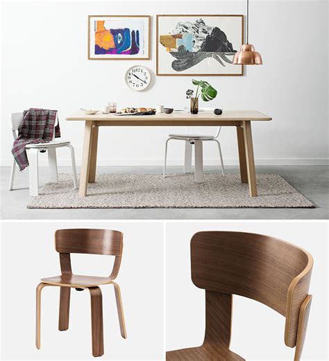 This wooden chair can be adjusted to four possible positions from upright sitting position to lying down. Furniture Ideas - 14 Modern Wood Chairs For Your Dining ...