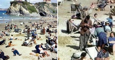 Beach Photo From 1940s Deemed Proof Time Travel Exists Vt