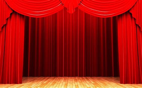 Red Curtain Stage