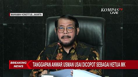 Breaking News Anwar Usman Sebut Dirinya Korban Fitnah Entah Siapa