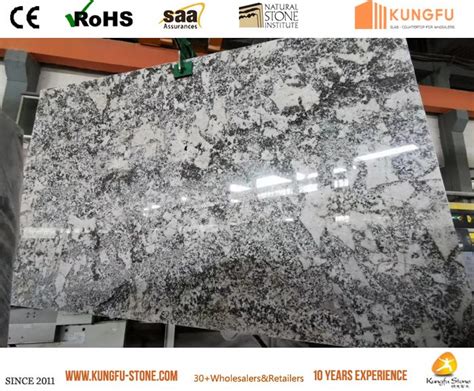 Alaska White Granite Full Slab Kungfustone