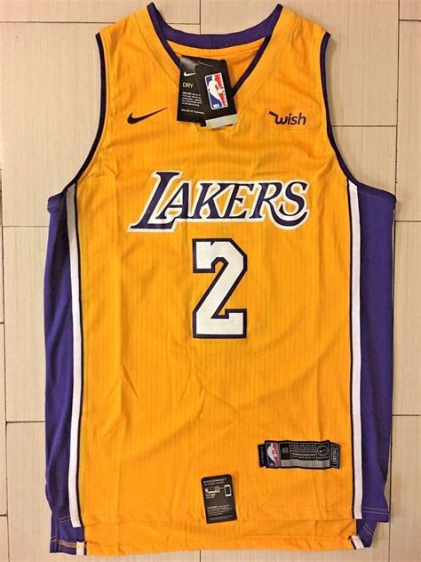 From the looks of some of the other team's statement jersey's (like gsw's the town and wolves funky neon green look), these are alternate jerseys that are different from the original home (association) and. Men #2 Lonzo Ball Jersey Yellow Los Angeles Lakers Jersey ...