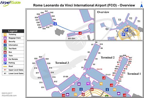 Roma Mappa Dellaeroporto Leonardo Da Vinci Aeroporto Internazionale Di