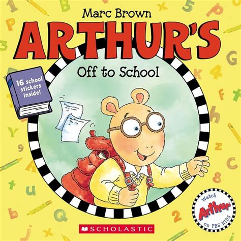 Arthurs Off To School By Marc Brown Paperback Book The Parent Store