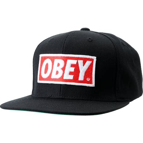 Obey Original Black Snapback Hat From Zumiez For My Darling