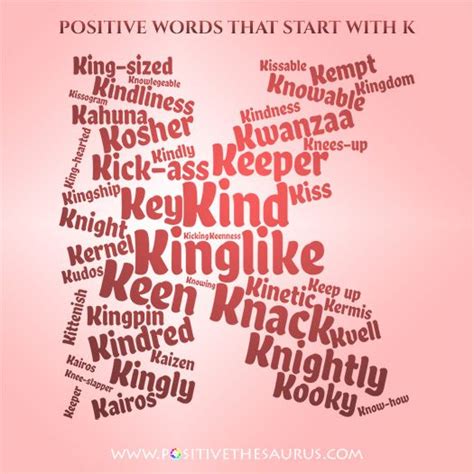 Learn vocabulary for describing people in english. Positive adjectives that start with K | Positive ...