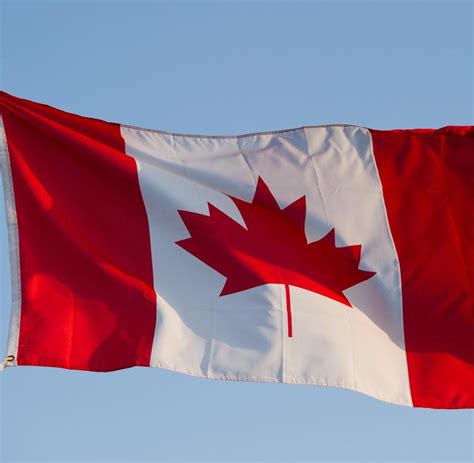 Canada Flagge Kanada Flagge Faszination Kanada Sie Zeigt Drei