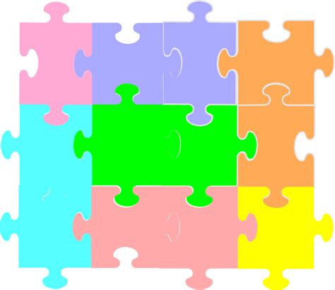 Jigsaw Puzzle Clip Art at Clker.com - vector clip art online, royalty free & public domain