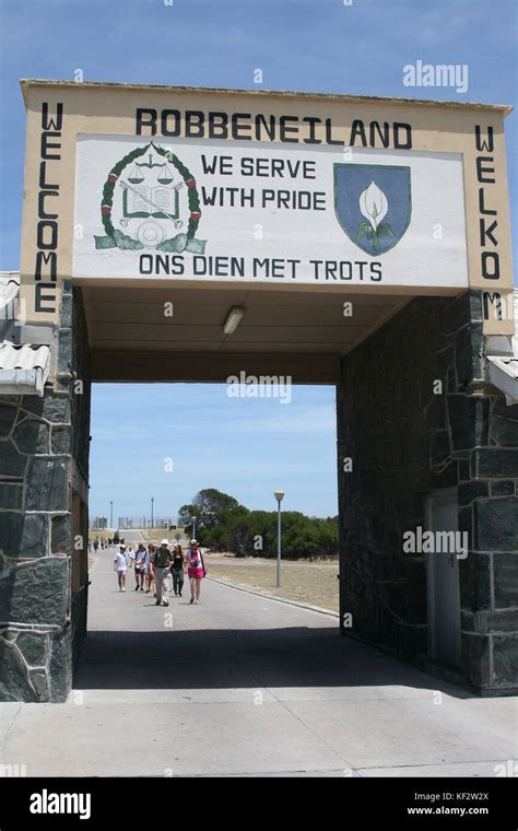 Entrance To Robben Island Unesco World Heritage Site South Africa