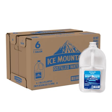 Ice Mountain Distilled Water 1 Gallon 6 Pack Readyrefresh