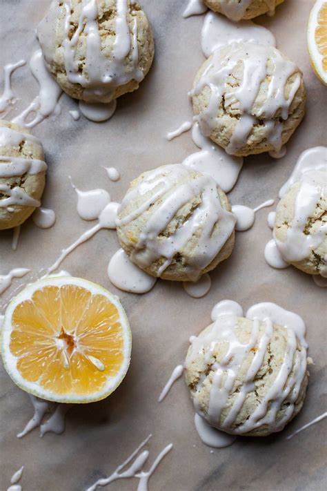 Italian lemon cookies are small round frosted cookies with a fresh lemon flavor topped with a lemon glaze. Lemon Olive Oil Cookies - A Calculated Whisk