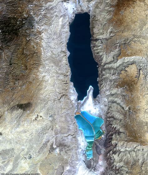 The Dead Sea Image Of The Week Earth Watching