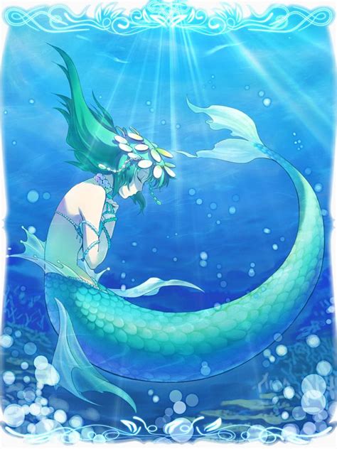 Siren Song Photo Anime Mermaid Anime Anime Fantasy