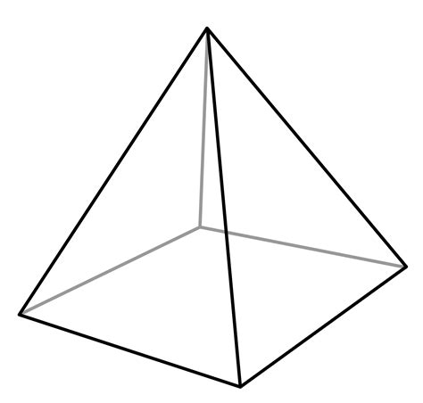 Triangle Pyramid Shape Mathematics Geometry Pyramids