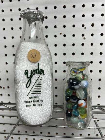 Vintage Milk Bottles One W Marbles Trice Auctions