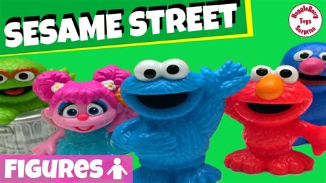 Sesame Street Set Of 5 Figure Toy Cake Toppers Party Elmo Cookie Oscar