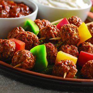Easy finger food recipe to prepare. Meatball appetizers on a stick | Appetizer meatballs, Appetizer recipes, Bbq side dish recipes