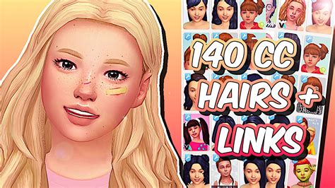 ⭐️ N E W V I D E O ⭐️ The Sims 4 Maxis Match Kids Hair Collection Custom Content Showcase