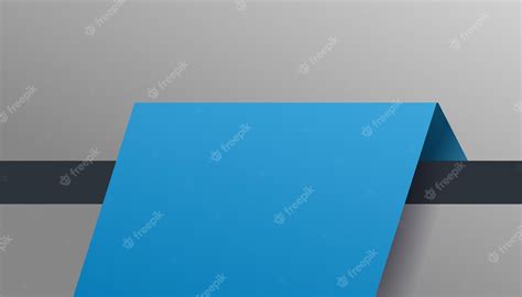 Premium Vector Paper Layer Circle Blue Abstract Background Curves