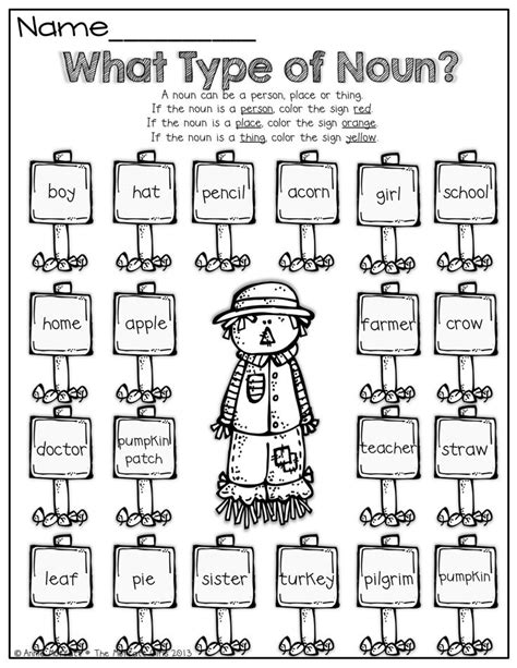 25 Proper Nouns Worksheet For Kindergarten
