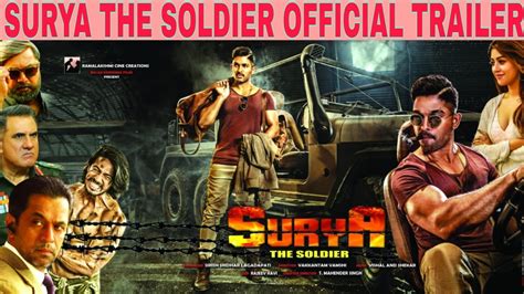 Surya The Soldier 2018 Hindi Dubbed Official Trailer Allu Arjun