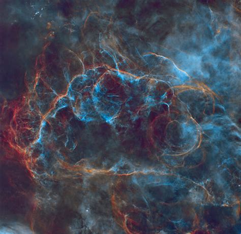 Vela Supernova Remnant Nebula Astrophotography