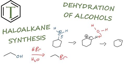 Reactions Of Alcohols With Strong Acid Organic Chemistry Lessons