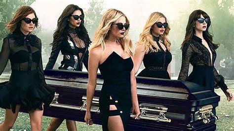 The Pretty Little Liars Season 6 Teaser Poster Co Stars A Coffin