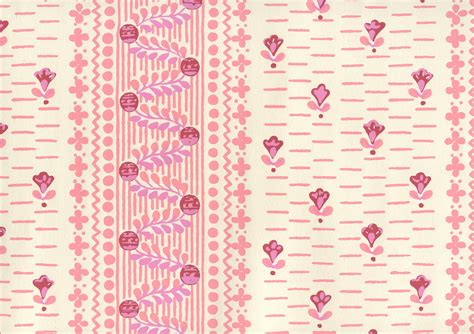 Pink Wallpaper Printing On Fabric Wallpaper