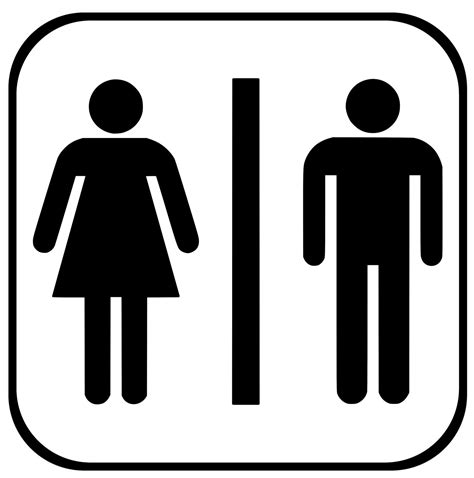 Men Women Restroom Decal Bathroom Sign Restroom Sign