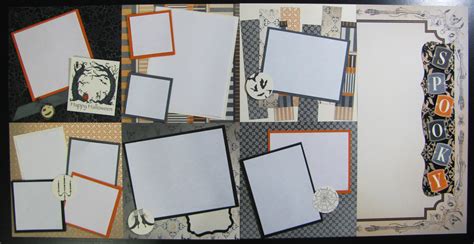Nice People Stamp Stampin Up Canada Halloween Scrapbook Layout