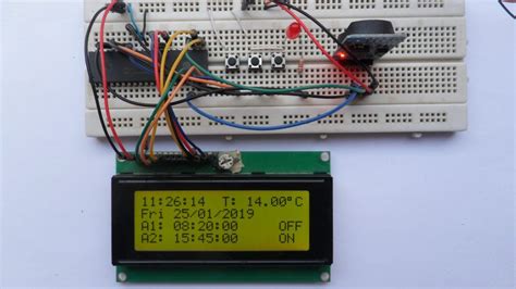 Real Time Clock With Alarms Using Pic18f46k22 And Ds3231