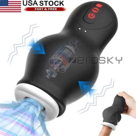 Automatic Sucking Male Masturbator Cup Stroker For Man Handsfree Use Lubricants EBay