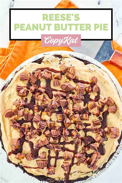 Easy Reese S Peanut Butter Pie No Bake CopyKat Recipes
